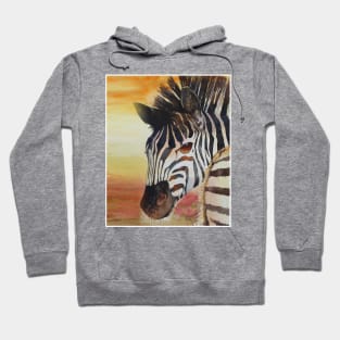 Zebra T-Shirt Hoodie